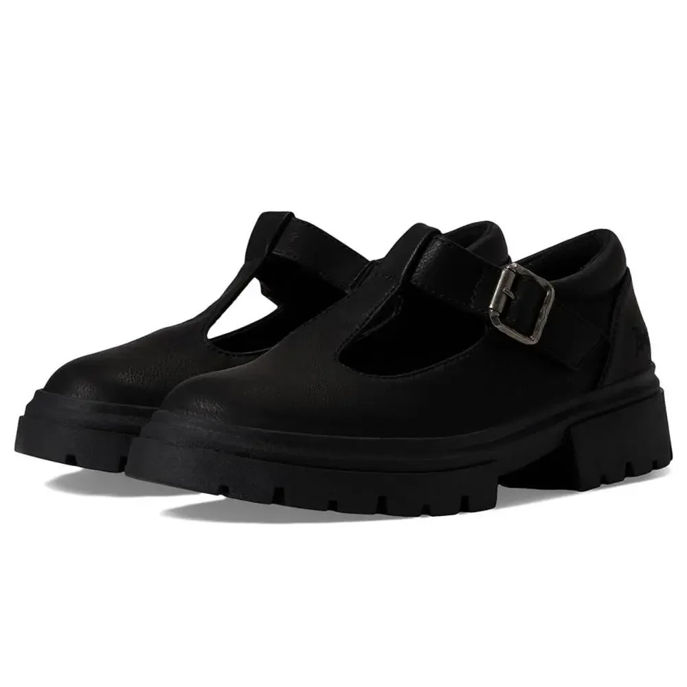 Blowfish Malibu Cevee Mary Jane Kids US 2 Black Adjustable Strap Shoes ZAP1739